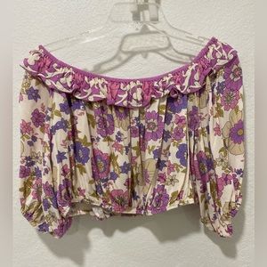 Spell & the Gypsy Floral Puff Sleeve Blouse